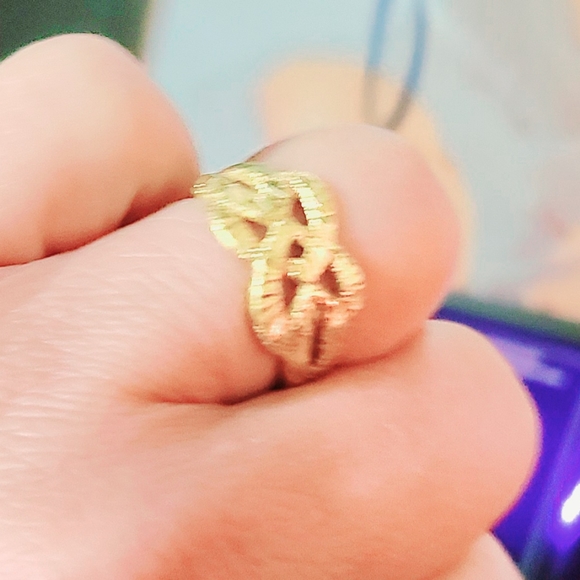 Stamp 18k Solid Gold Japan Ring 💍 Size 4.5 New - Picture 5 of 8
